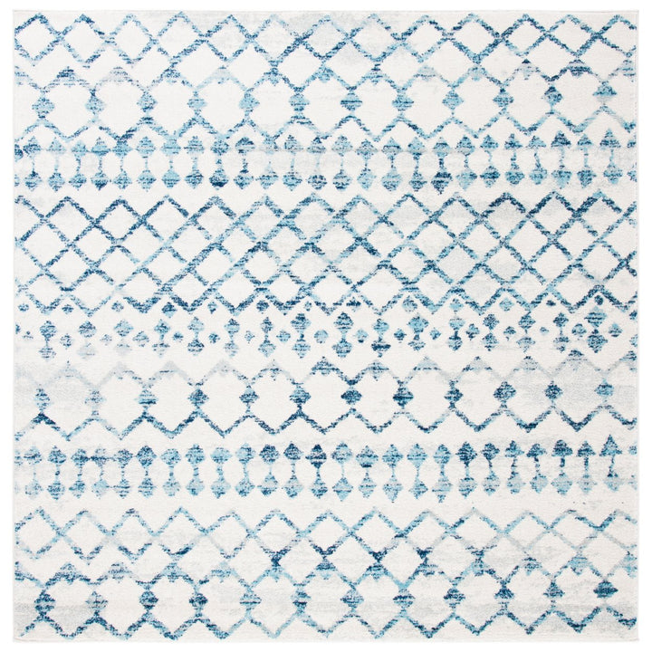 SAFAVIEH Mercer Collection MRE449A Ivory / Turquoise Rug Image 1