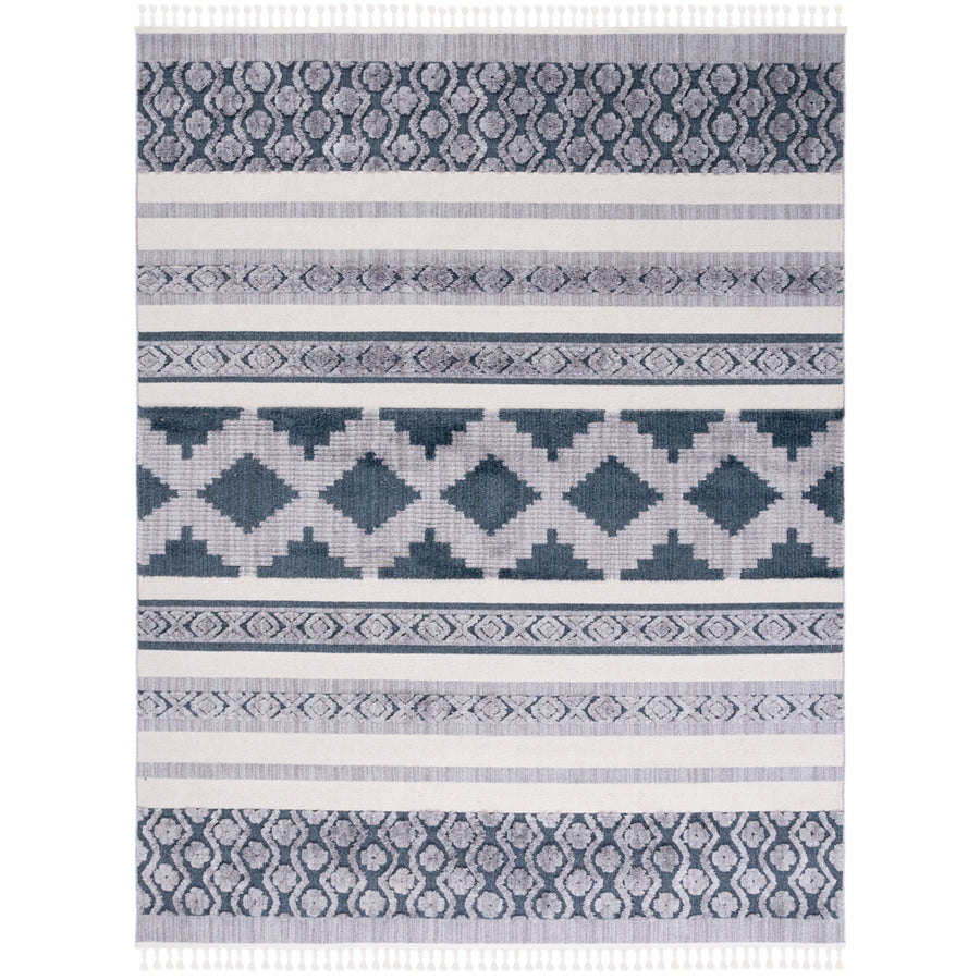 SAFAVIEH Marrakesh Collection MRK515B Ivory / Blue Rug Image 1