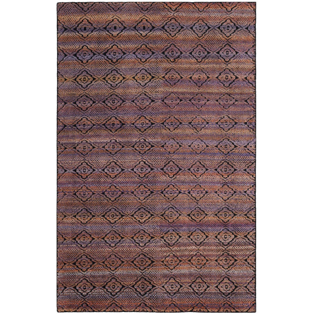 SAFAVIEH Marrakesh MRK201A Purple / Multi Rug Image 1