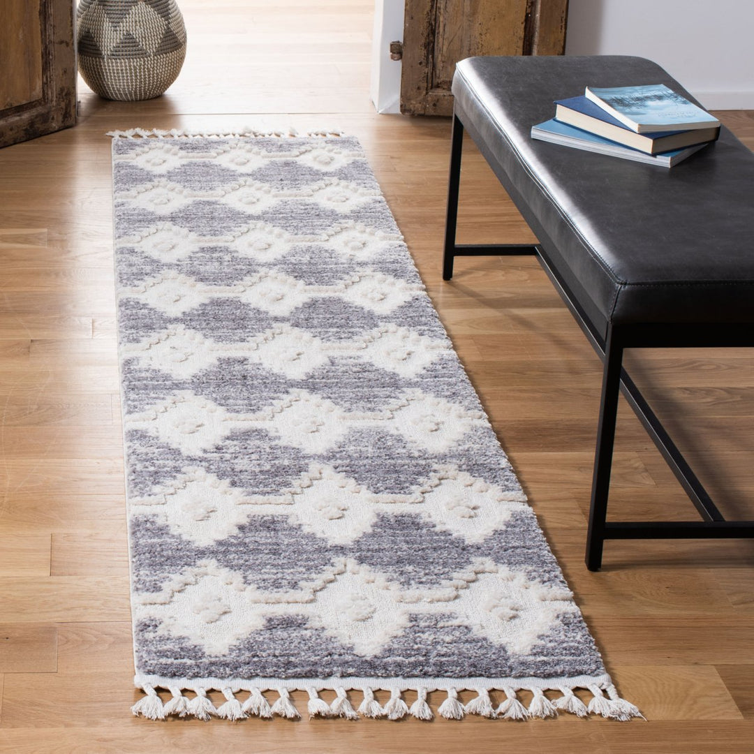 SAFAVIEH Marrakesh Collection MRK530E Ivory / Multi Rug Image 2