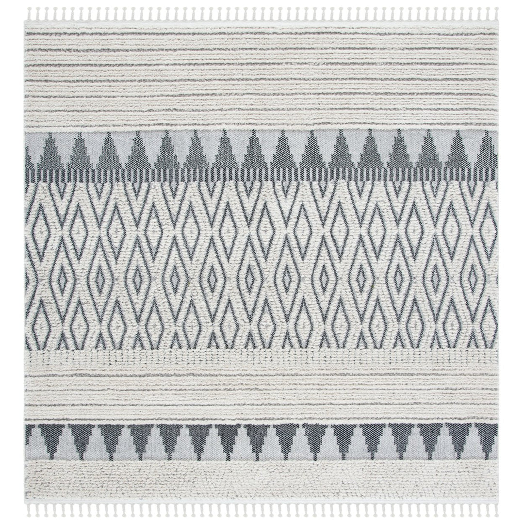 SAFAVIEH Marrakesh Collection MRK519B Ivory / Blue Rug Image 1