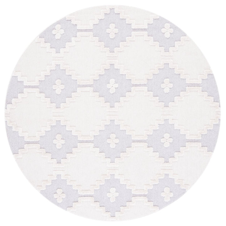 SAFAVIEH Marrakesh Collection MRK532B Ivory / Grey Rug Image 1