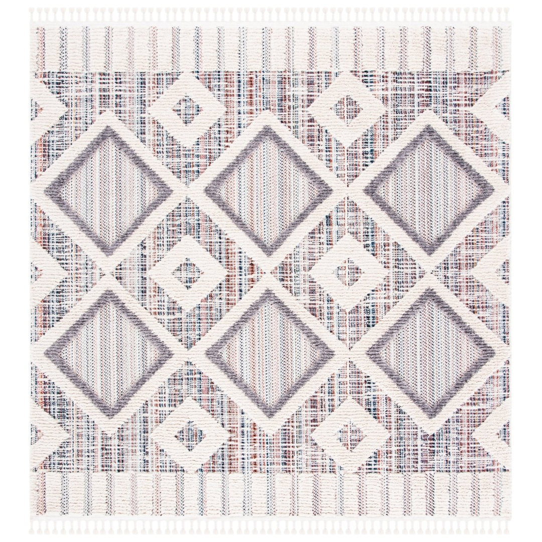 SAFAVIEH MRK523D Marrakesh Grey / Multi Image 1