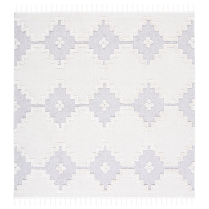 SAFAVIEH Marrakesh Collection MRK532B Ivory / Grey Rug Image 1