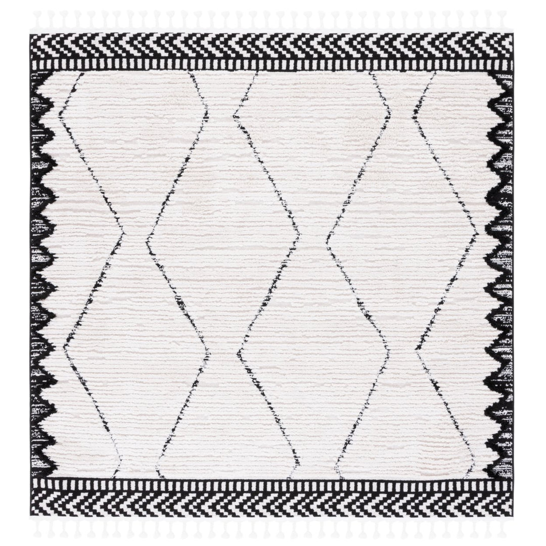 SAFAVIEH Marrakesh MRK536A Ivory / Anthracite Rug Image 1