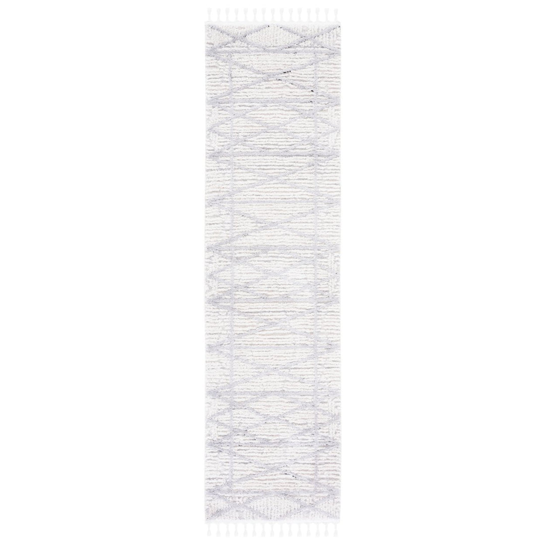 SAFAVIEH Marrakesh Collection MRK540F Beige / Grey Rug Image 1