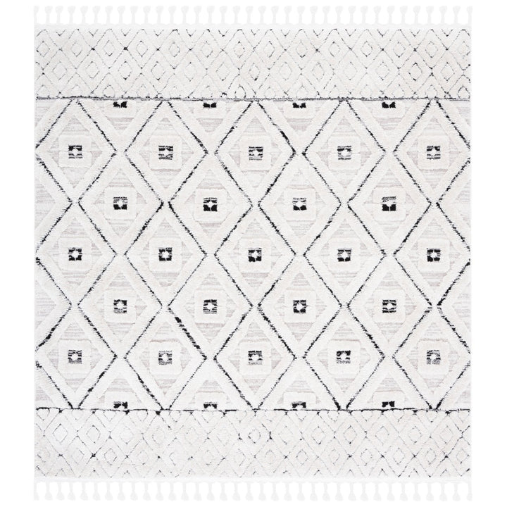 SAFAVIEH Marrakesh Collection MRK546A Ivory / Grey Rug Image 1