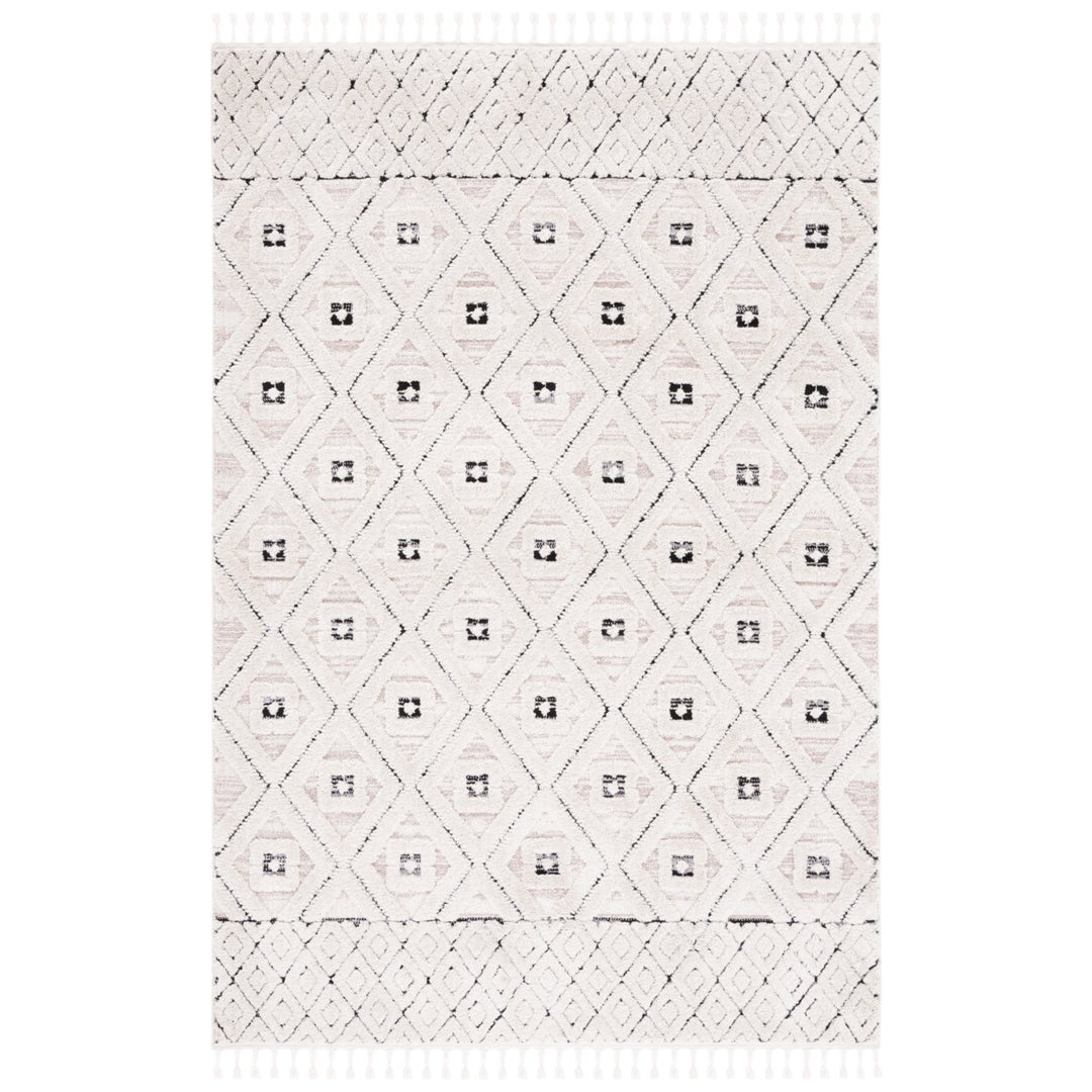 SAFAVIEH Marrakesh Collection MRK546A Ivory / Grey Rug Image 1