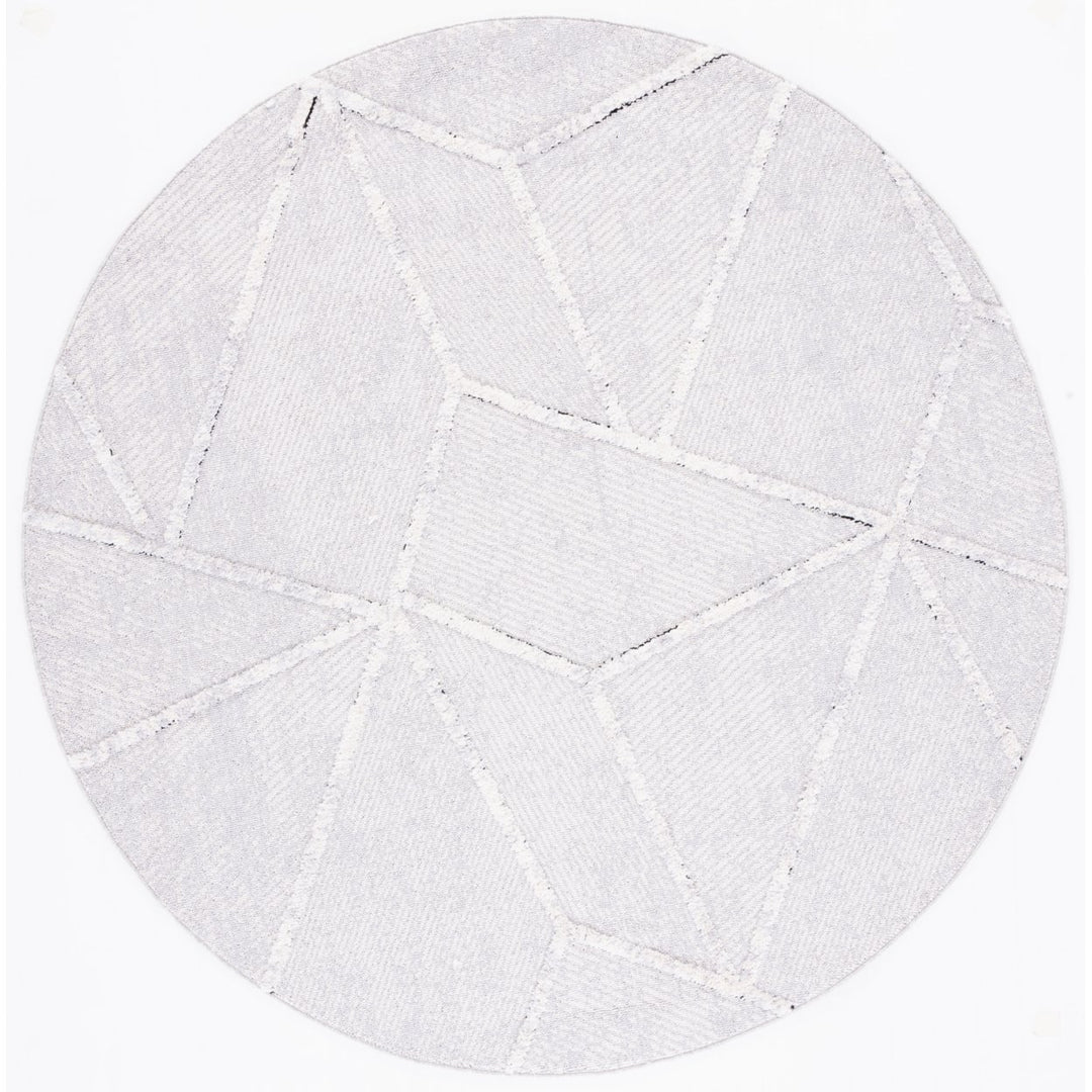 SAFAVIEH Marrakesh Collection MRK552F Grey / Ivory Rug Image 1