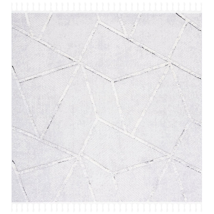 SAFAVIEH Marrakesh Collection MRK552F Grey / Ivory Rug Image 1