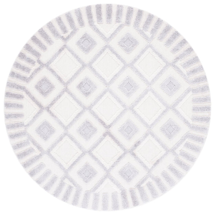 SAFAVIEH Marrakesh Collection MRK560A Ivory / Grey Rug Image 1