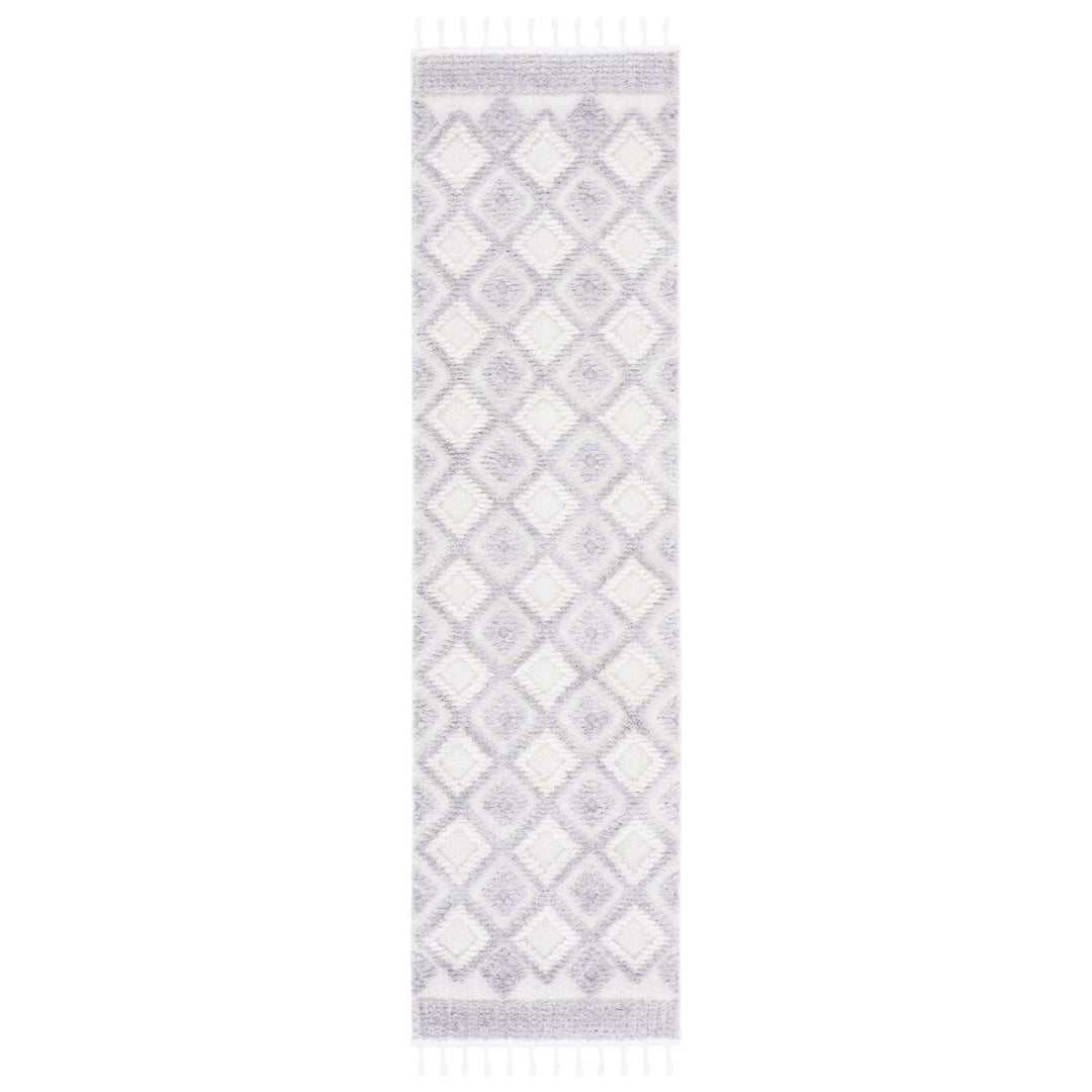 SAFAVIEH Marrakesh Collection MRK560A Ivory / Grey Rug Image 1