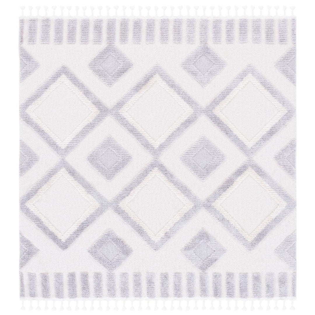 SAFAVIEH Marrakesh Collection MRK560A Ivory / Grey Rug Image 1