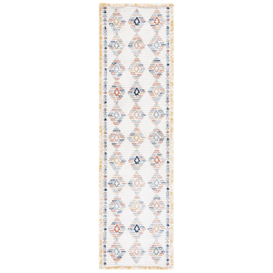 SAFAVIEH Marrakesh Collection MRK602A Ivory / Multi Rug Image 1