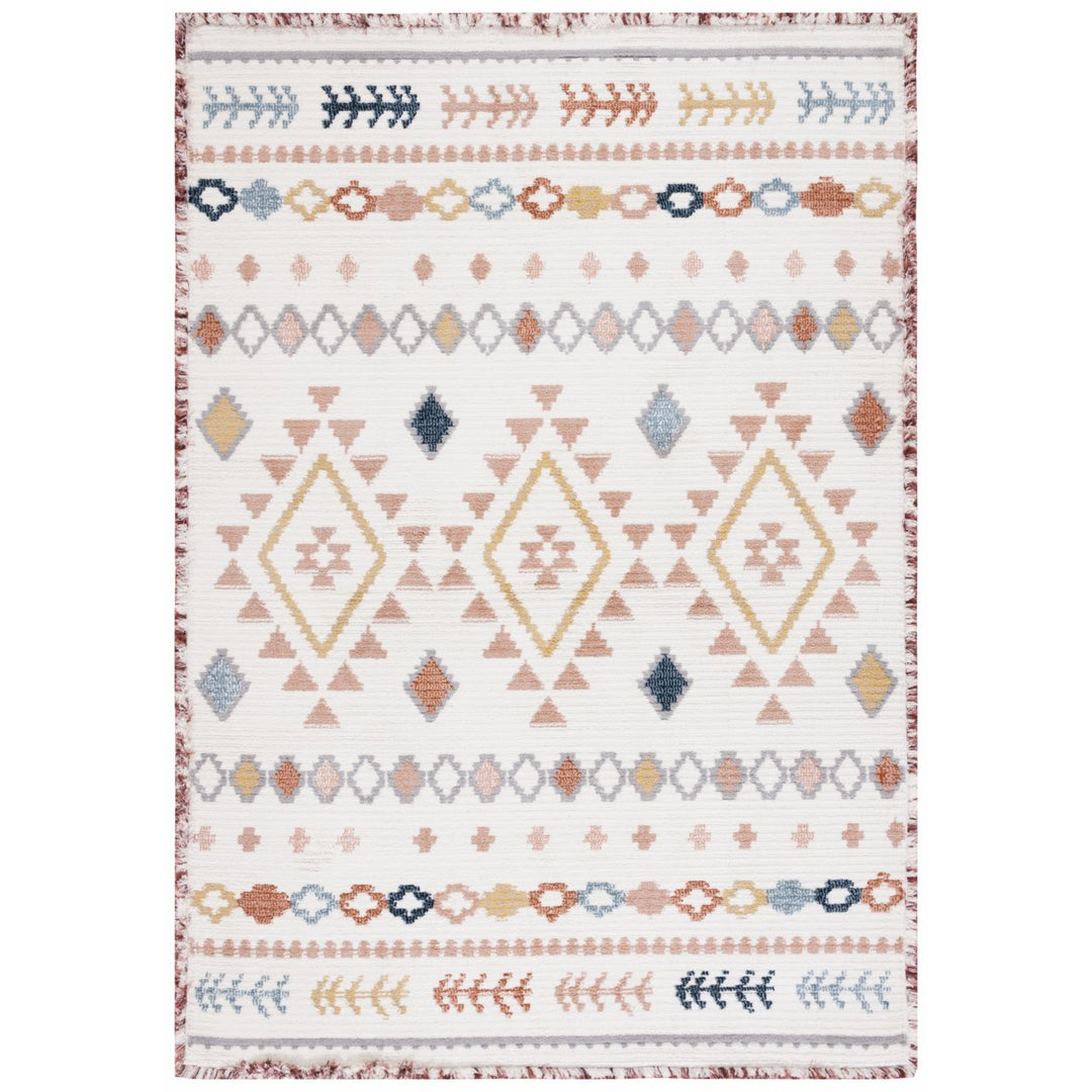 SAFAVIEH Marrakesh Collection MRK606A Ivory / Multi Rug Image 1