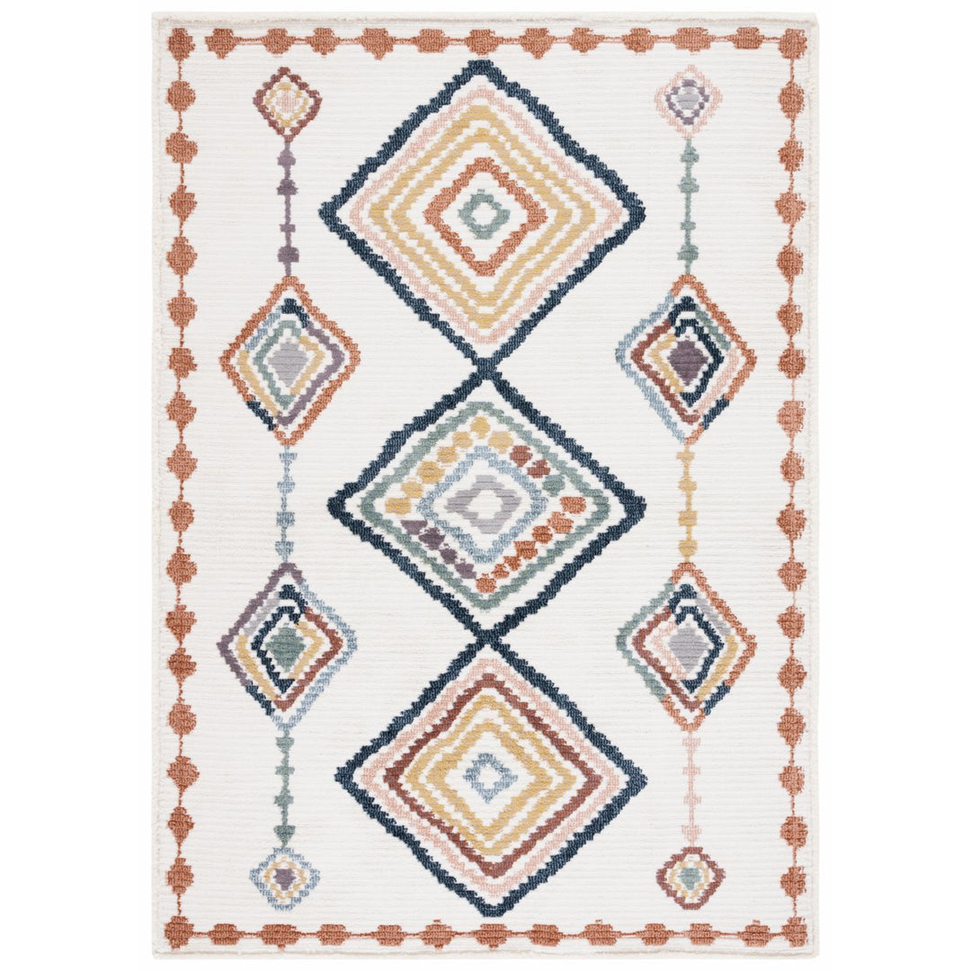 SAFAVIEH Marrakesh Collection MRK616A Ivory / Multi Rug Image 1