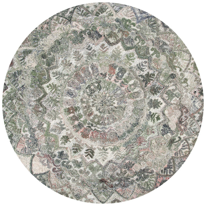 SAFAVIEH Marquee MRQ110A Handmade Grey / Multi Rug Image 1