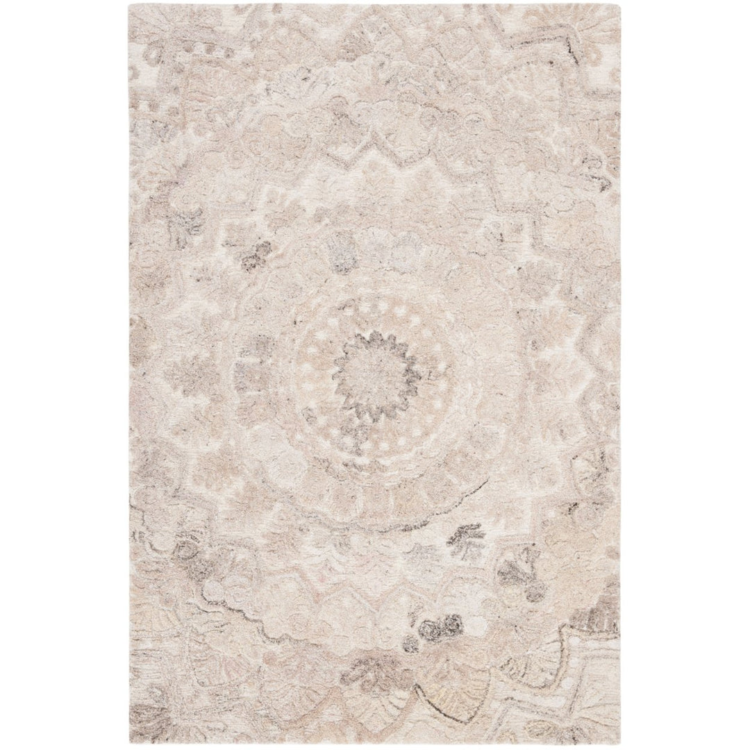 SAFAVIEH Marquee MRQ110B Handmade Beige / Ivory Rug Image 1