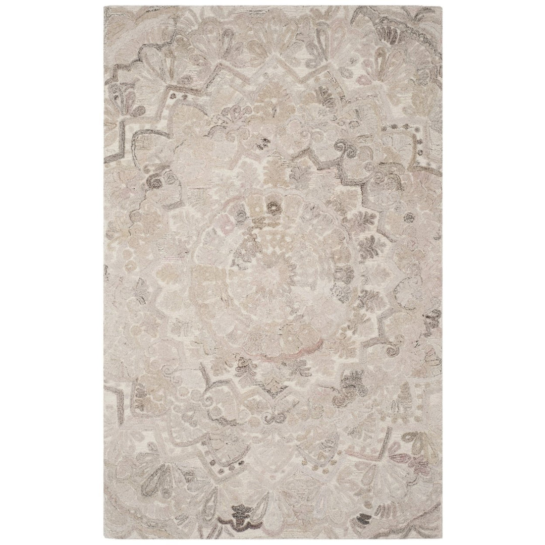 SAFAVIEH Marquee MRQ110B Handmade Beige / Ivory Rug Image 1