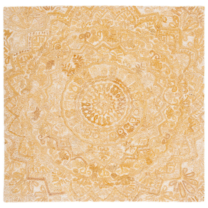 SAFAVIEH Marquee MRQ110E Handmade Yellow / Ivory Rug Image 1