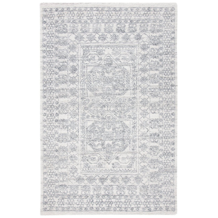 SAFAVIEH Marquee MRQ111A Handmade Ivory / Grey Rug Image 1