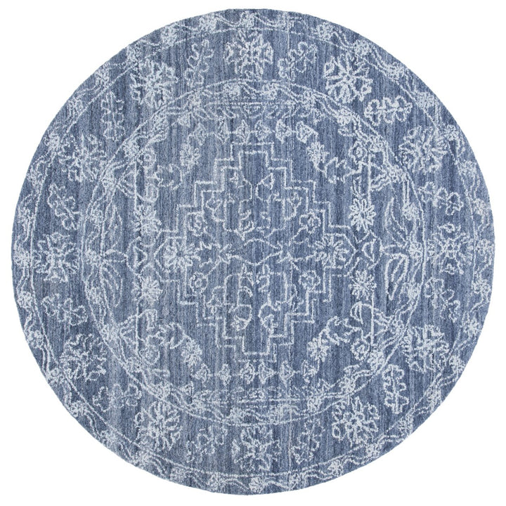 SAFAVIEH Marquee Collection MRQ115N Handmade Navy Rug Image 1