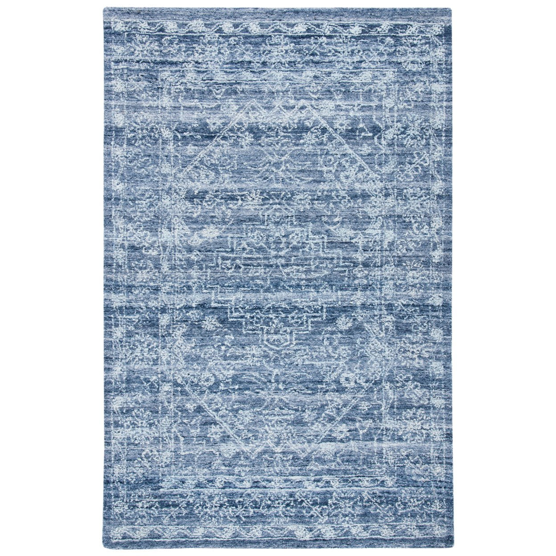 SAFAVIEH Marquee Collection MRQ115N Handmade Navy Rug Image 1