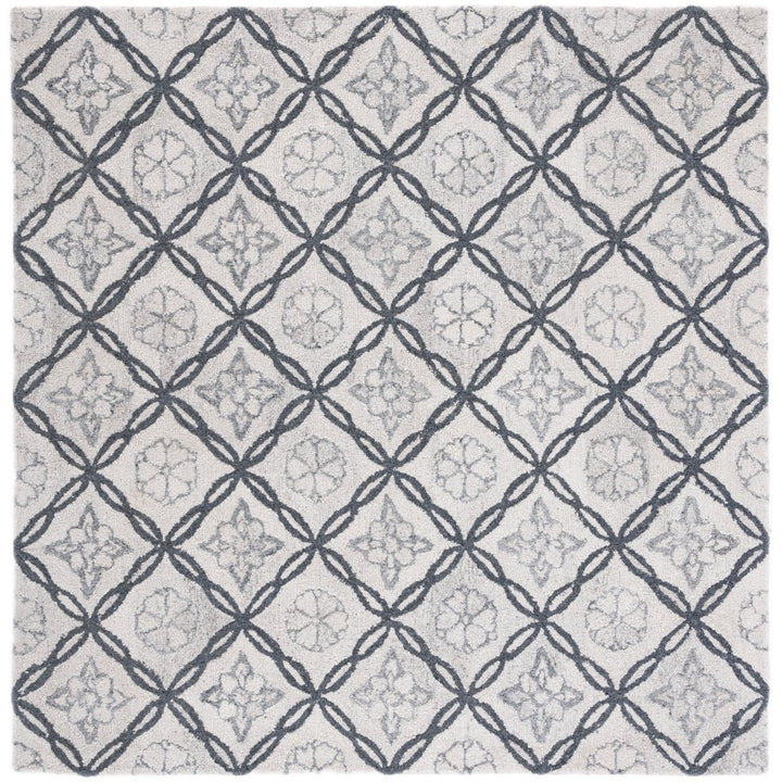 SAFAVIEH Marquee MRQ118A Handmade Ivory / Grey Rug Image 1