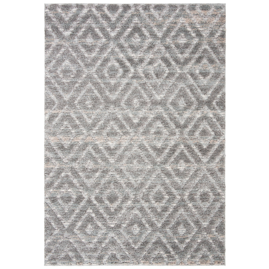 SAFAVIEH Martha Stewart Shag MSR0782H Dark Grey/ Lt Grey Rug Image 2