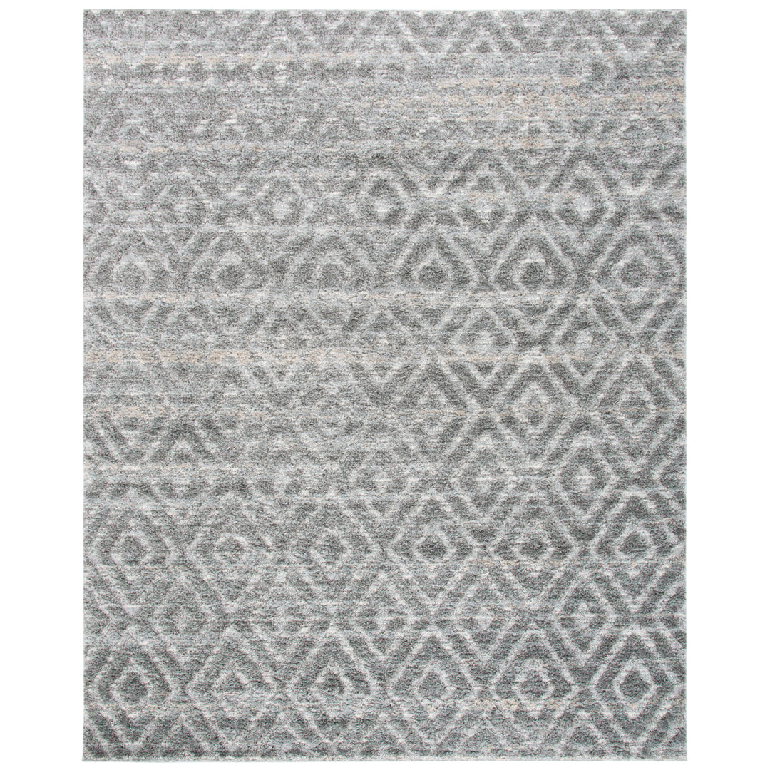 SAFAVIEH Martha Stewart Shag MSR0782H Dark Grey/ Lt Grey Rug Image 6