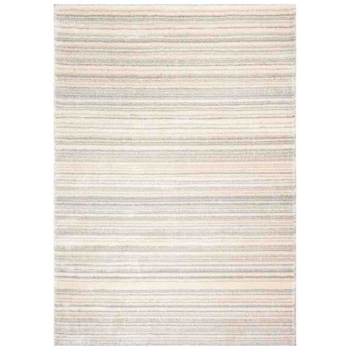 SAFAVIEH Martha Stewart Lucia Shag MSR0787F Lt Grey/ White Rug Image 1