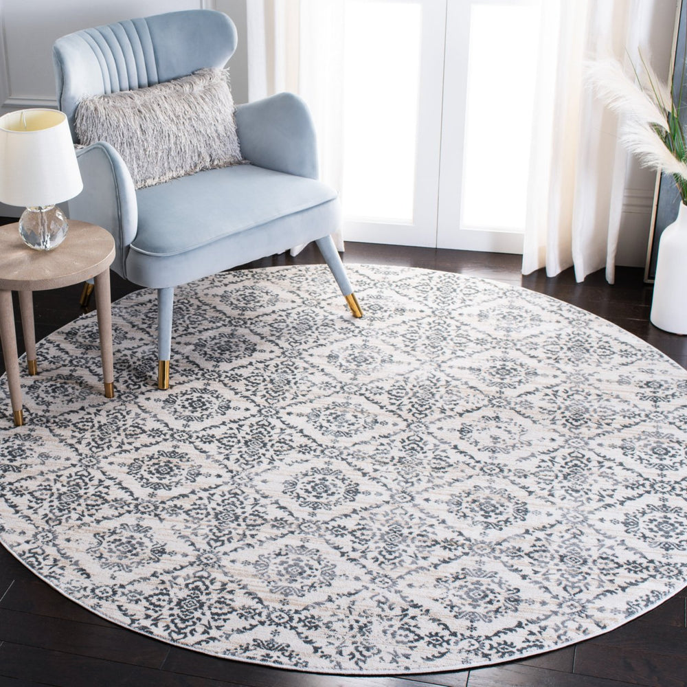 SAFAVIEH Martha Stewart Isabella MSR0953F Cream/Grey Rug Image 2