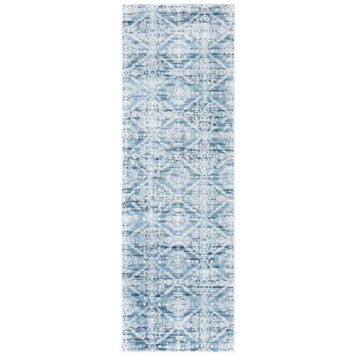 SAFAVIEH Martha Stewart Isabella MSR0953L Denim Blue/ Ivory Rug Image 5