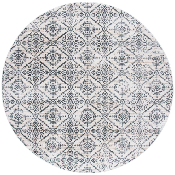 SAFAVIEH Martha Stewart Isabella MSR0953F Cream/Grey Rug Image 4