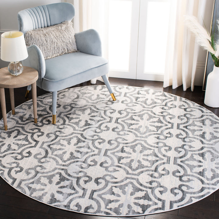 SAFAVIEH Martha Stewart Isabella MSR0956F Grey/Ivory Rug Image 2