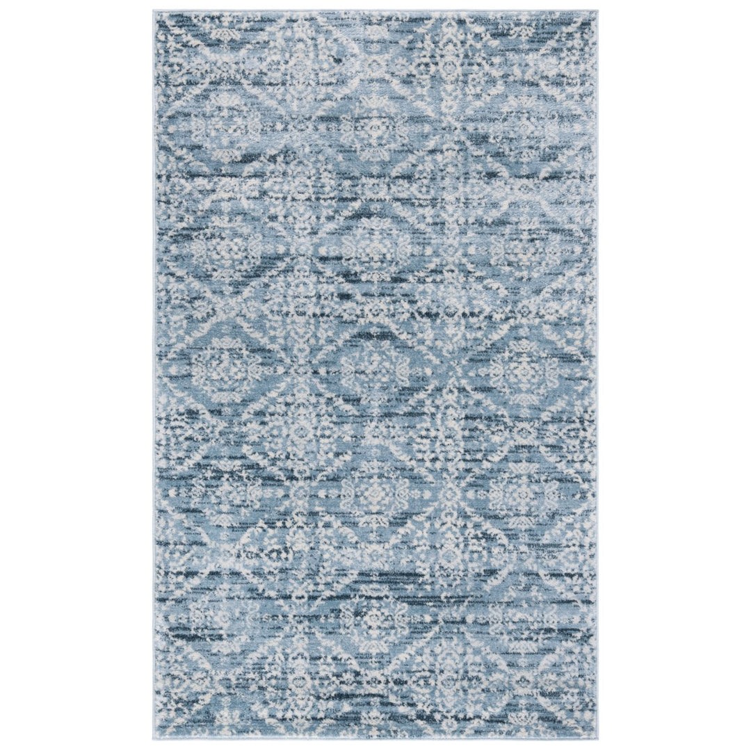 SAFAVIEH Martha Stewart Isabella MSR0953L Denim Blue/ Ivory Rug Image 10