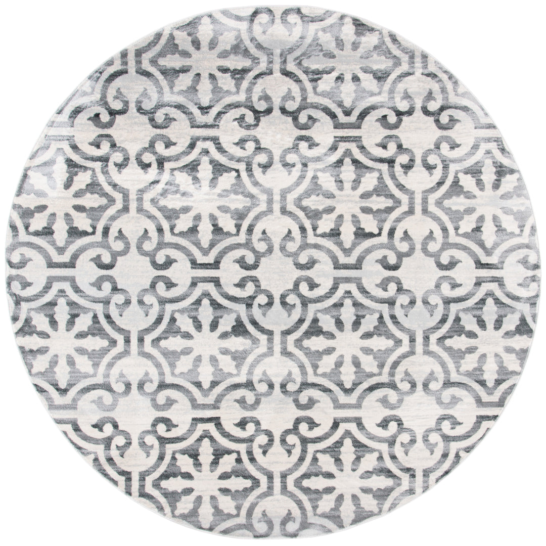 SAFAVIEH Martha Stewart Isabella MSR0956F Grey/Ivory Rug Image 4