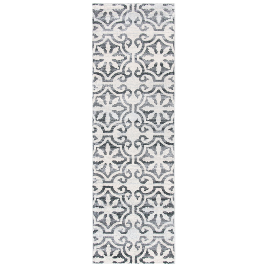 SAFAVIEH Martha Stewart Isabella MSR0956F Grey/Ivory Rug Image 5