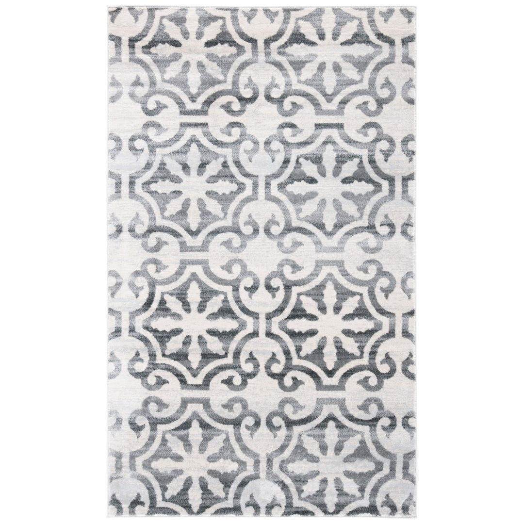 SAFAVIEH Martha Stewart Isabella MSR0956F Grey/Ivory Rug Image 10