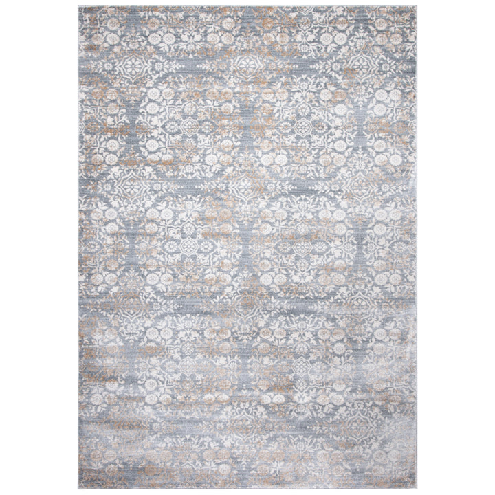 SAFAVIEH Martha Stewart Isabella MSR0958G Silver / Ivory Rug Image 1