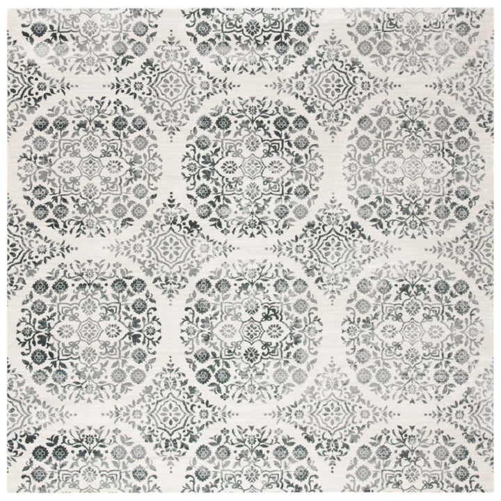 SAFAVIEH Martha Stewart Isabella MSR0958H Charcoal/Ivory Rug Image 1