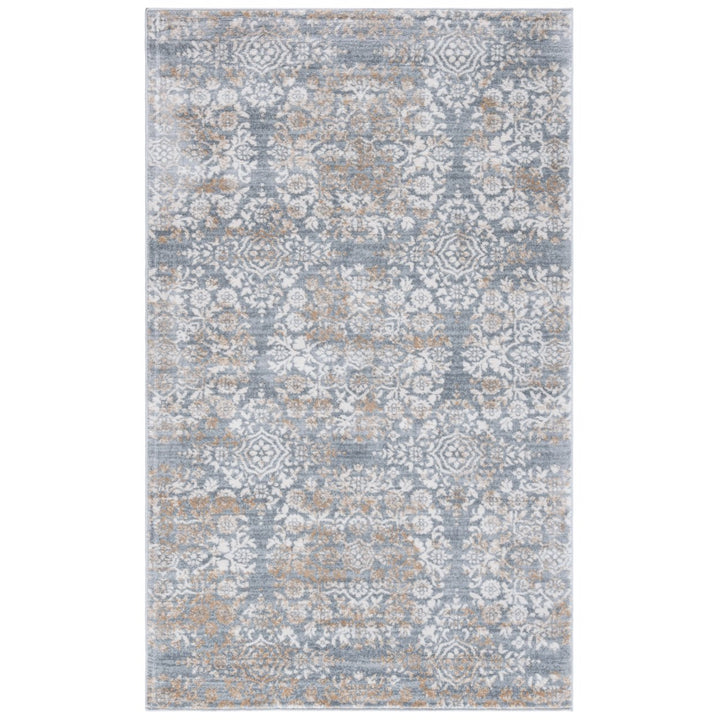 SAFAVIEH Martha Stewart Isabella MSR0958G Silver / Ivory Rug Image 10