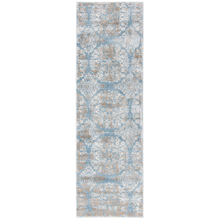 SAFAVIEH Martha Stewart Isabella MSR0958L Denim Blue/ Ivory Rug Image 5