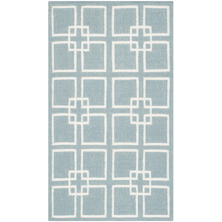 SAFAVIEH Martha Stewart MSR1151B Geyser Blue Rug Image 1