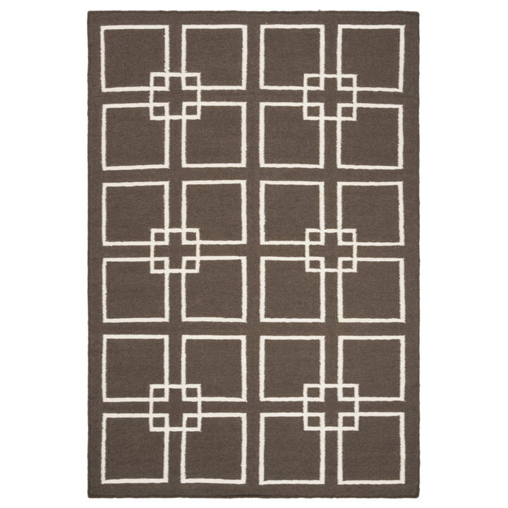 SAFAVIEH Martha Stewart MSR1151E Tilled Soil Brown Rug Image 1