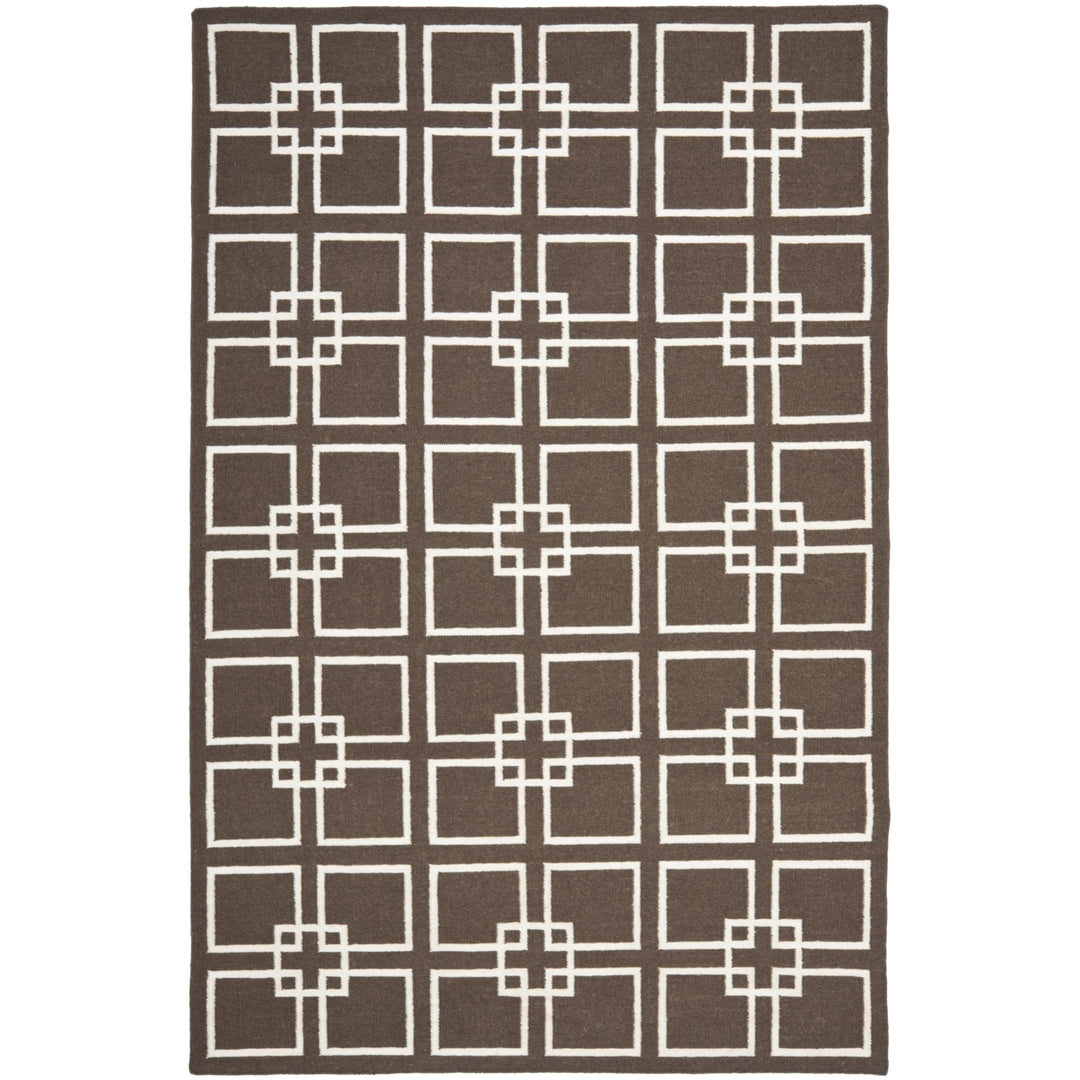 SAFAVIEH Martha Stewart MSR1151E Tilled Soil Brown Rug Image 3