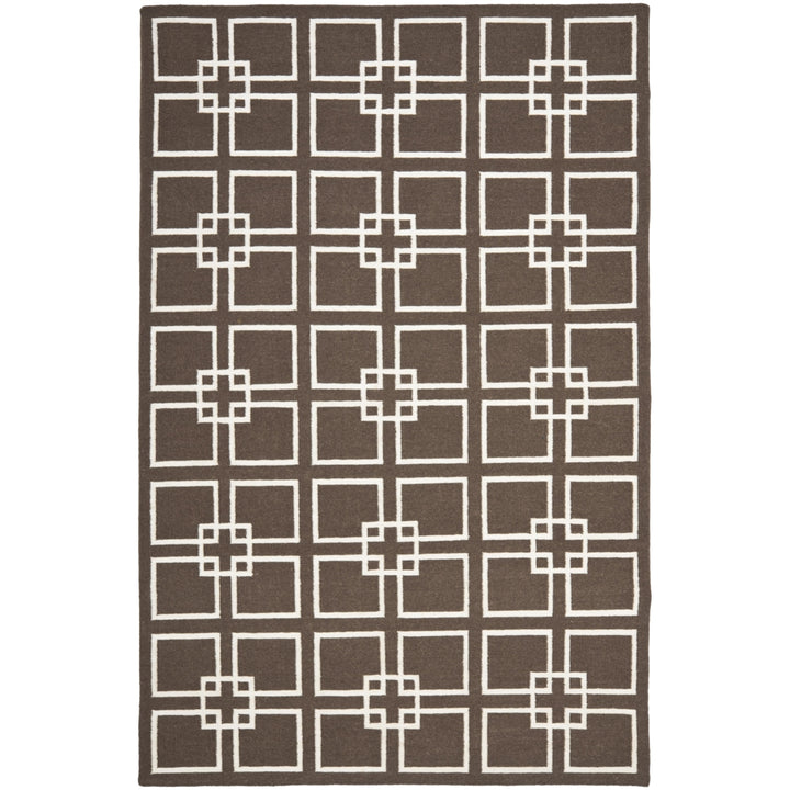 SAFAVIEH Martha Stewart MSR1151E Tilled Soil Brown Rug Image 3