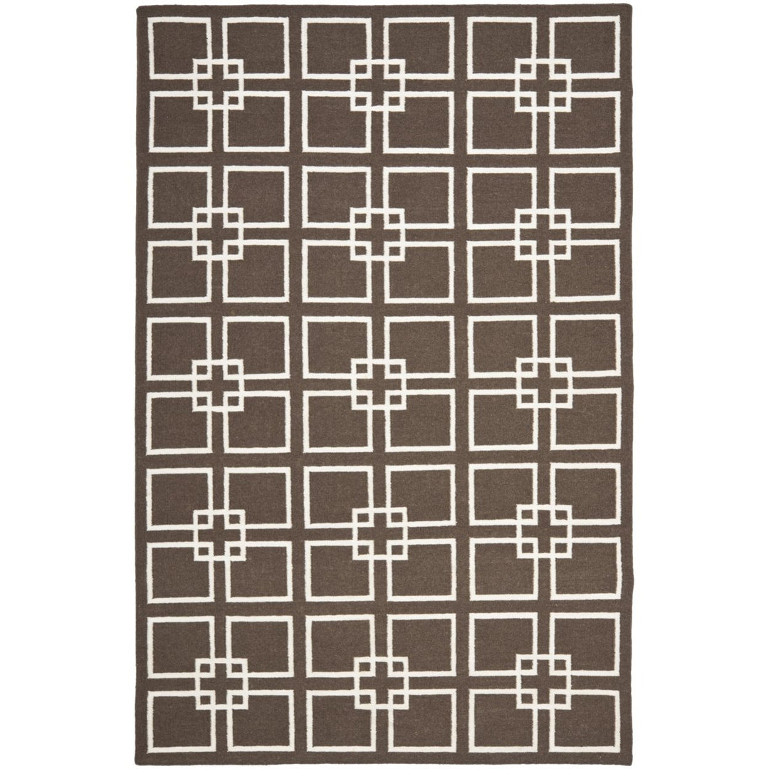 SAFAVIEH Martha Stewart MSR1151E Tilled Soil Brown Rug Image 1