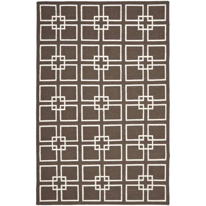 SAFAVIEH Martha Stewart MSR1151E Tilled Soil Brown Rug Image 1