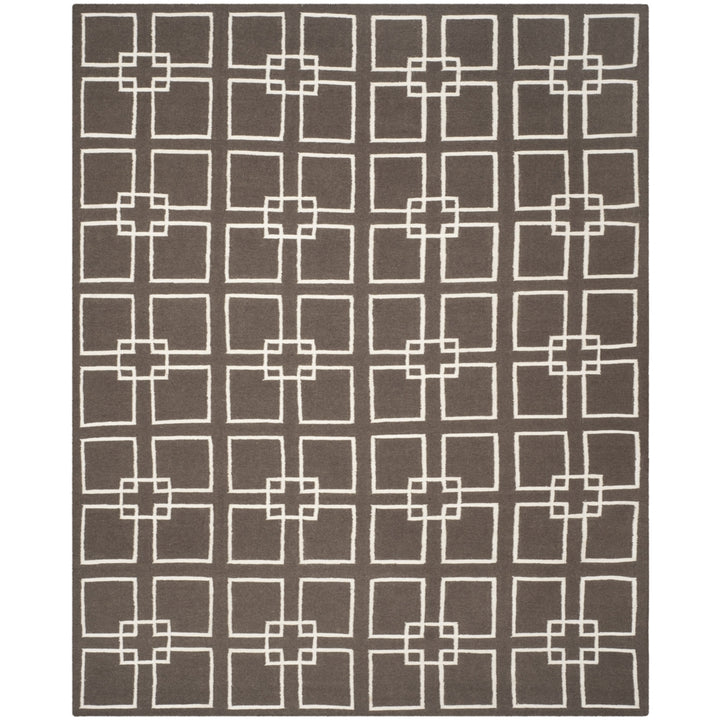 SAFAVIEH Martha Stewart MSR1151E Tilled Soil Brown Rug Image 4